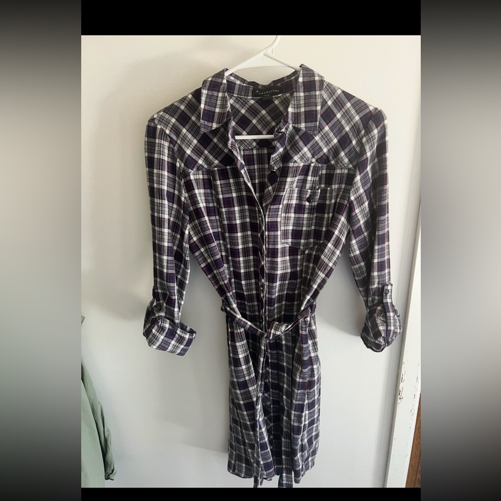 Twenty one plaid shirt dress